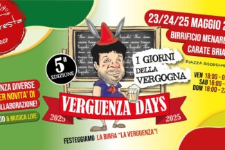 Al via domani la 5ª edizione dei Verguenza Days! 
